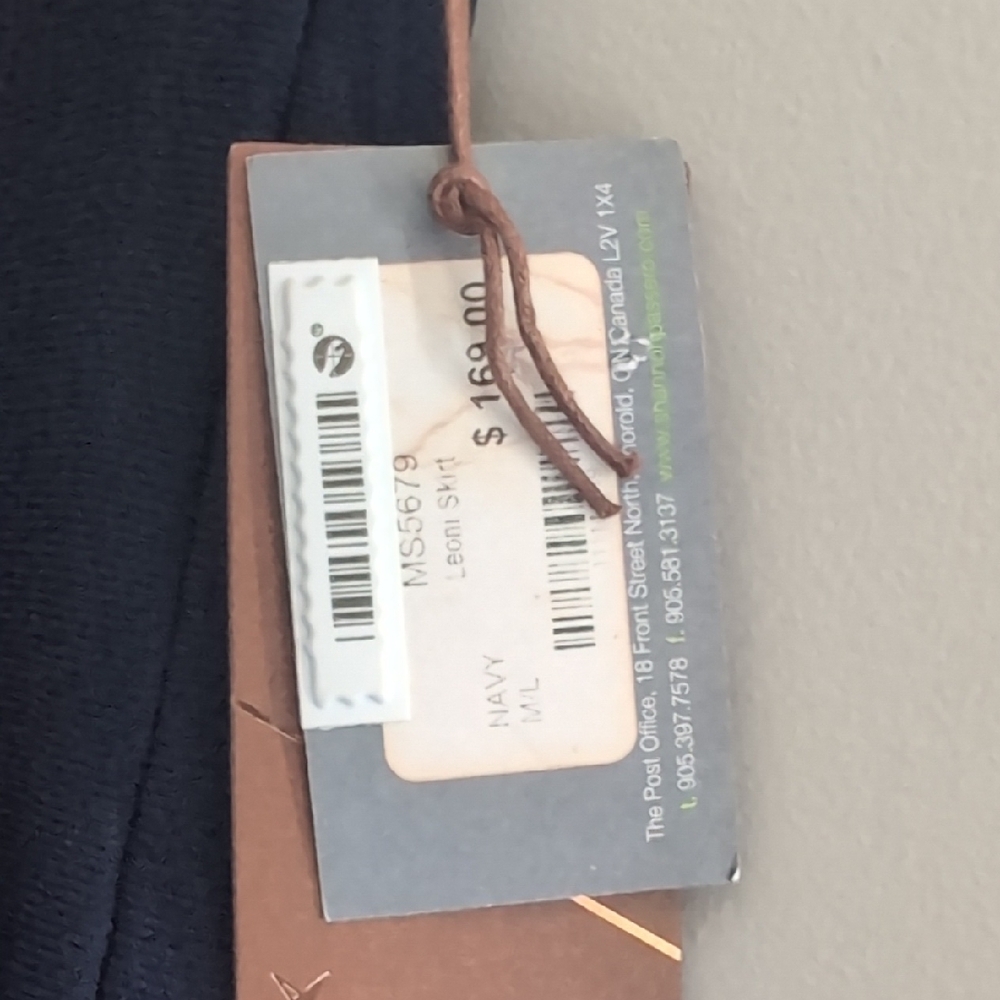 NWT Kerisma Blue Asymmetrical A-Line Skirt • Boutique Designer • Midi - Picture 7 of 13